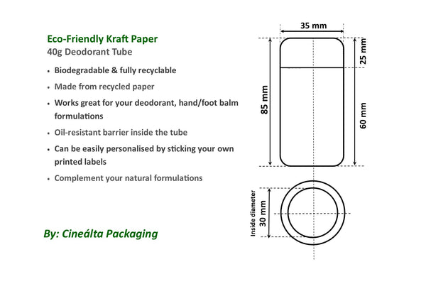 Deodorant Tube (40g)