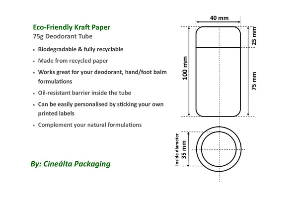 Deodorant Tube (75g)